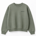 Sudadera relaxed fit cuello redondo