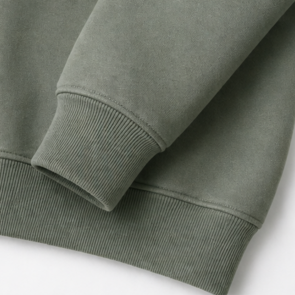Sudadera relaxed fit cuello redondo