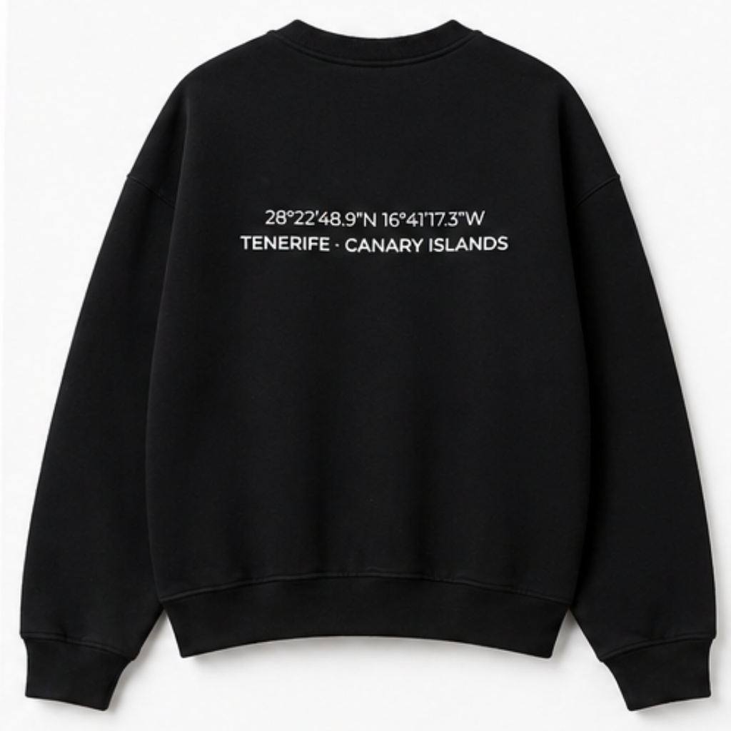 Sudadera relaxed fit cuello redondo