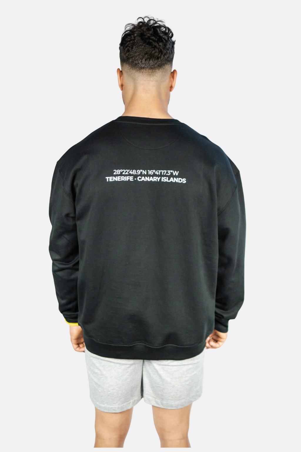Sudadera relaxed fit cuello redondo