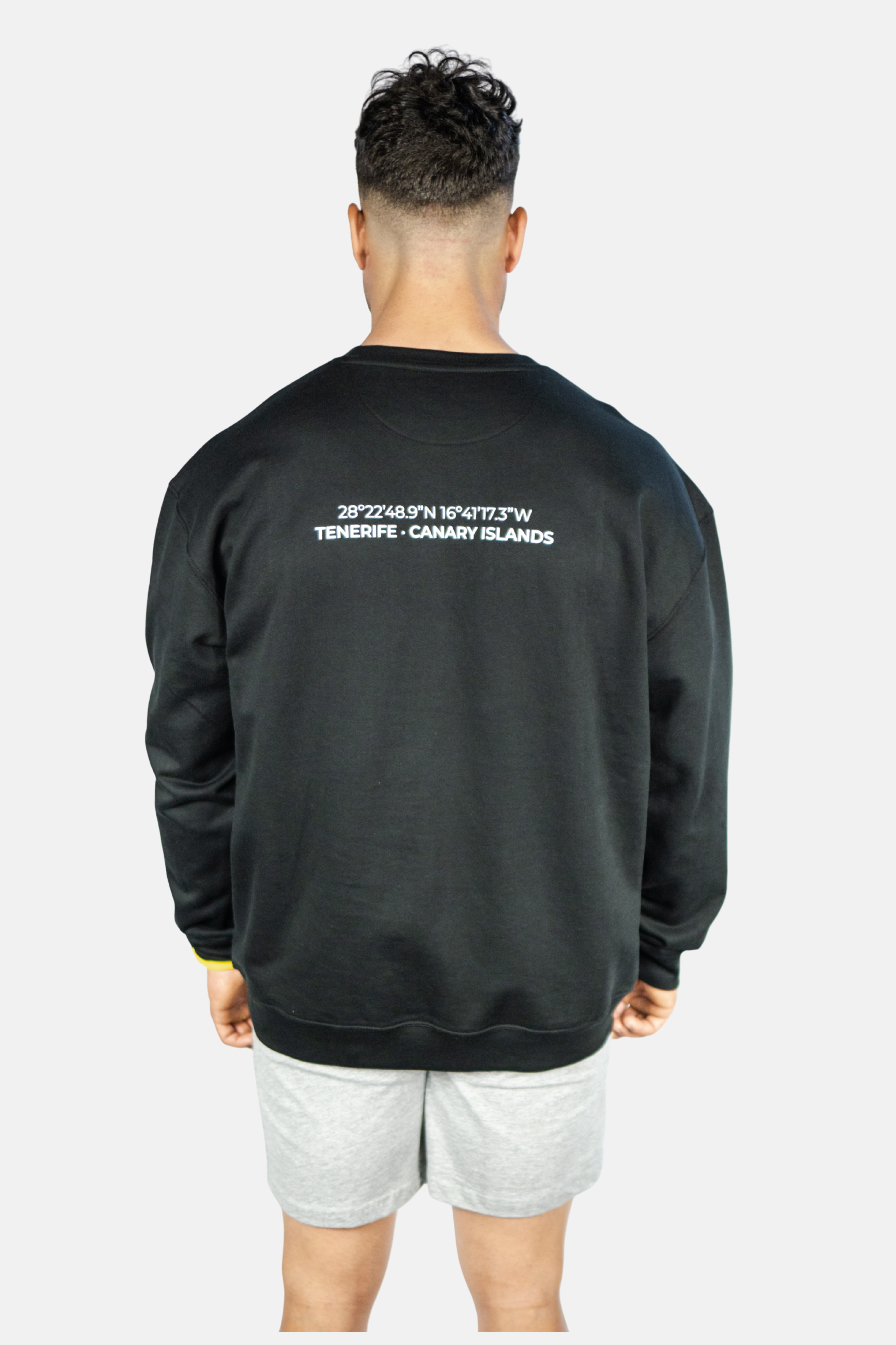 Sudadera relaxed fit cuello redondo