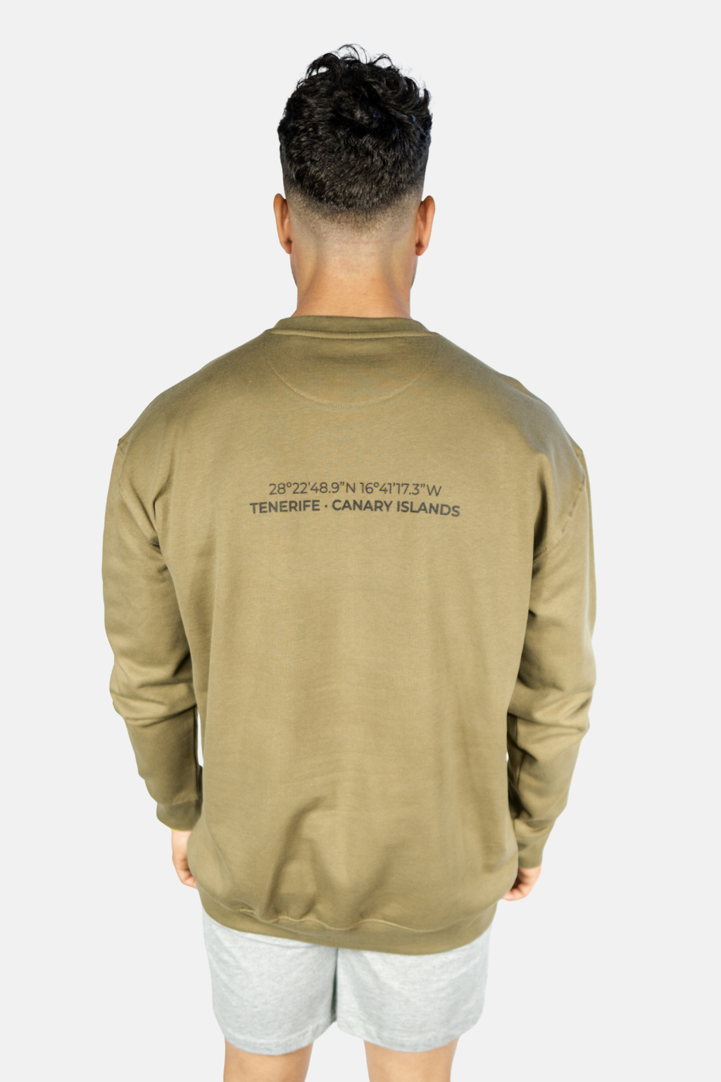 Sudadera relaxed fit cuello redondo